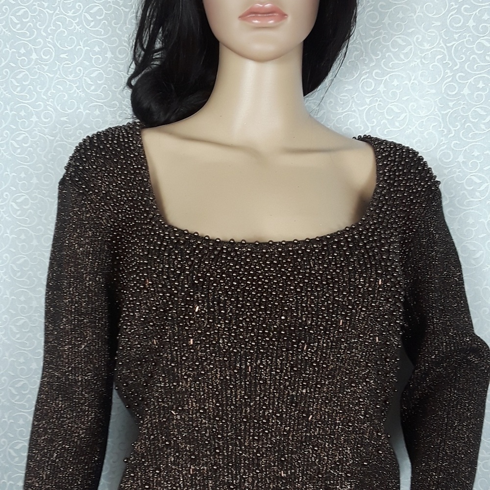 Lillie Rubin Beaded Sweater
